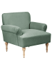 Beliani Sessel FREDROS in Grün/Braun - (W) 71 x (H) 82 x (L) 75 cm