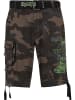 Brandit Brandit Iron Maiden Savage Shorts The Number of The Beast in darkcamo