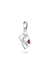 Thomas Sabo Charm-Anhänger in silber, rot