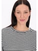 usha BLUE LABEL Women Blouse in Black Stripes