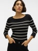 Vero Moda Strickpullover in Black