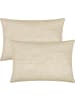 Erwin Müller Jacquard Kissenhülle 2er-Pack York in creme