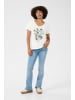 Cream T-shirt CRElvire Regular fit in White Field Flowers