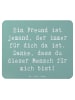 Mr. & Mrs. Panda Mousepad Spruch Freund fürs Leben mit Spruch in Meeresbrise