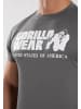 Gorilla Wear Klassisches Trainings-T-Shirt - Grau meliert