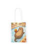 Mr. & Mrs. Panda Uni Tasche Otter Schwimmbad Pommes Design ohne ... in Weiß
