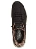 Skechers Sneakers Low Contour Foam - Cozy Fit Leopard Dream in schwarz