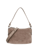 COCCINELLE Rebekka Suede – Schultertasche 23 cm (warm taupe) in warm taupe/warm taupe
