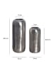 FineBuy Vase in Silber / Aluminium / 16x16x16