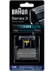 Braun Ersatzscherfolie "Series 3 - 31B Foil & Cutter" in Schwarz