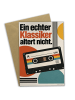 Mr. & Mrs. Panda Geburtstagskarte Kassette retro Design mit Spruch in Weiß
