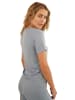 Stark Soul® Sport Shirt Damen Racer - Seamless Laufshirt in skyblue