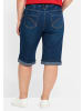 sheego Jeansbermudas in blue denim