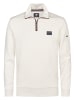 Petrol Industries Halbzip-Pullover Prairie du Chien in Weiß