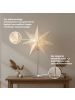 STAR Trading Tischlampe Stern 'Sensy', weiß, 55cm in Weiß