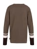 elkline Strickpullover lockerer Fall Sleeve Good in khaki - chocolate