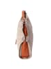 Florence Florence Schultertasche, Beuteltasche Leder braun, helltaupe, tan ca. 37cm