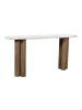 Signature Konsole mit Marmorplatte L165  in Beige - (W)165  x (H)77  x (L)38 cm