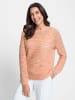 WITT WEIDEN Pullover in ecru-apricot-meliert