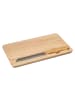 5five Simply Smart Brotkasten mit Schneidebrett und Messer in Schwarz, 32,7 x 20,2 x 14,5 cm