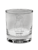 Mr. & Mrs. Panda Whiskey Glas Pinguin Diät ohne Spruch in Transparent