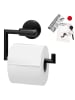 bremermann Bad-Serie PIAZZA BLACK - Toilettenpapierhalter ca. 15,5 x 11 x 6 cm (B/H/T)
