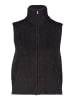 Zero  Strickweste mit Reißverschluss in Black Beauty