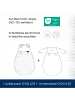 Alvi Babyschlafsack + Innensack Kombi Ganzjahresschlafsack in Zootiere Puderblau