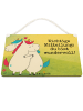 Mr. & Mrs. Panda Deko Schild Einhorn Mitteilung Design mit Spruch in Weiß