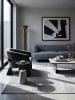 KADIMA DESIGN Teppich Kurzflor Geometrisch rutschhemmend pflegeleicht Wohnzimmer in Grau