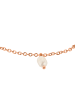 Steel_Art Armband mit Perle Jane silberfarben poliert in rosegoldfarben