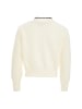 CARNEA Damen Strickjacke in Wollweiss