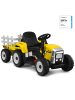 COSTWAY 12V Traktor ab 3 Jahren in Gelb