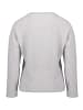 BETTY & CO Strickpullover mit V-Ausschnitt in Light Silver Melange