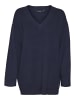 Vero Moda Strickpullover in Navy Blazer