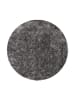 Kayoom Hochflor Teppich Diamond 725 in grau - weiß - rund