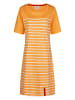 Wind Sportswear Maritimes Strandkleid in peach-weiß