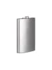 relaxdays 9x Flachmann in Silber - 1,8 l