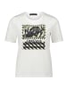 Betty Barclay Basic Shirt mit Placement in Patch White/Dark Blue