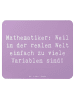 Mr. & Mrs. Panda Maus Pad Spruch Mathematiker Leben mit Spruch in Lavendeltraum