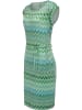 ragwear Sommerkleid Taggien Print in Aqua