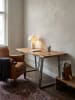 KADIMA DESIGN Schreibtisch 120x60x76 cm Massivholz / Metall Computertisch