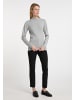 DreiMaster Damen Strickpullover in Grau Melange