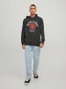 Jack & Jones Warmer Logo Print Hoodie Sweater Pullover JJELOGO in Schwarz