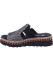 rieker Pantolette in schwarz