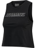 Hummel T-Shirt S/L Hmlte Cali 2-Pack Crop Cot Tanktop in BLACK/WHITE DRIFTWOOD