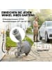 Outsunny Schlauchwagen,45L x 44B x 78H cm,Grau