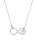 Elli Halskette 925 Sterling Silber Herz, Infinity in Silber