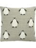 Sander Jacquard Kissenhülle Ping & Friends in grau