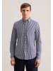 Seidensticker Casual Hemd Slim in Dunkelblau